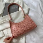 Sac à main marron imprimé crocodile Les poupée's boutique en ligne de prêt à porter en Martinique