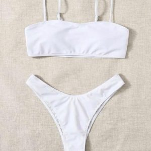 Bikini 2 pièces blanc CARINE